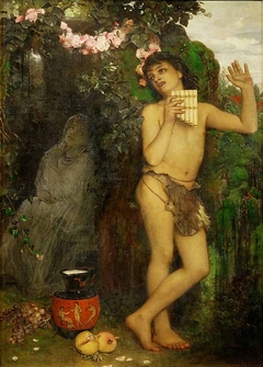 The complaint of the shepherd (Amaryllis) by Arnold Böcklin