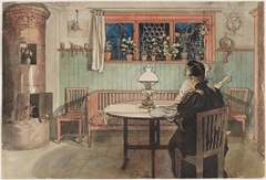 When the Children have Gone to Bed by Carl Larsson