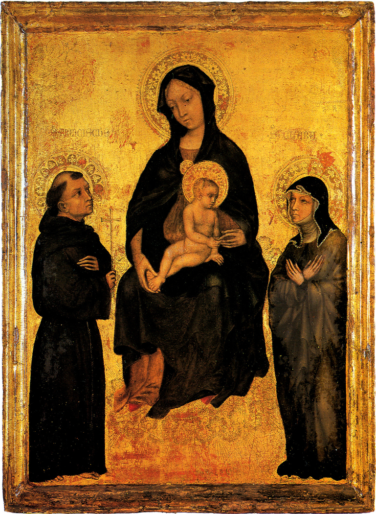 Madonna in Gloria between Saint Francis and Santa Chiara
