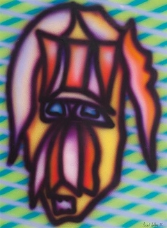 Untitled (Head) by Howard Arkley