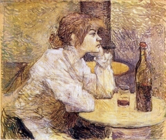Portrait de Suzanne Valadon (The hangover) by Henri de Toulouse-Lautrec
