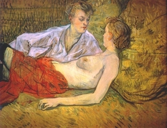 The Two Friends by Henri de Toulouse-Lautrec
