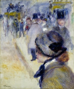 La Place Clichy by Auguste Renoir