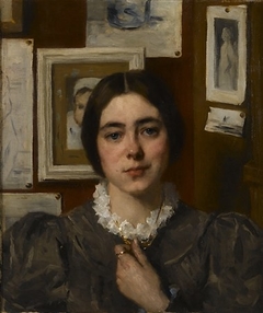 Portrait of Lizzie Ansingh by Thérèse Schwartze