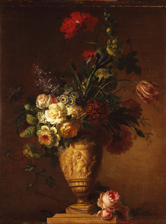 Vaas met bloemen by Willem van Leen