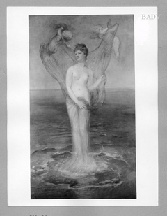 Venus Anadyomene mit Zwei Putten / Geburt der Venus