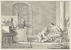 Verhoor en marteling van Cornelis de Witt, 1672 by Jacobus Buys