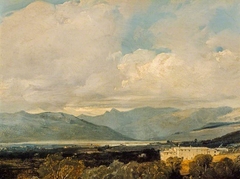 View near Sarzana, Val di Magra by Richard Parkes Bonington