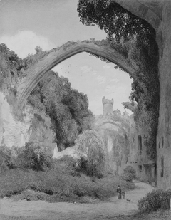 View of a Ruined English Abbey by John Henry Hill
