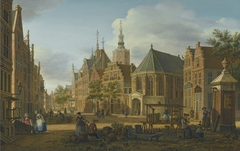 View of the Groenmarkt looking towards Westeinde in The Hague