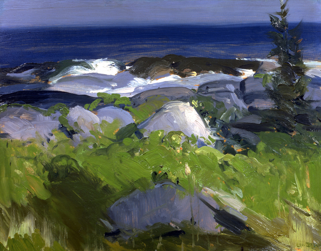 "Vine Clad Shore--Monhegan Island" George Bellows ...