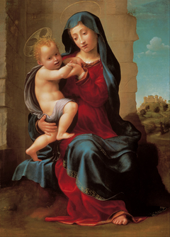 Virgin and child by Giuliano Bugiardini