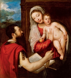 Virgin Mary with Child and St. Paul by Titian
