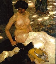 Weiblicher Akt by Leo Putz