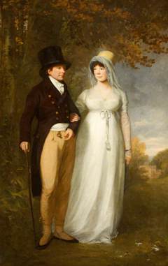 William IV Blathwayt (1751-1806) and his Wife Frances Scott (d.1844) out Walking by Thomas Phillips