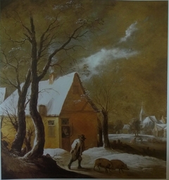 Winter Landscape by David Teniers the Younger