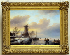 Winter landscape by Jan Jacob Spohler