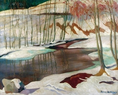 Winter landscape (Zakopane) by Stanisław Ignacy Witkiewicz