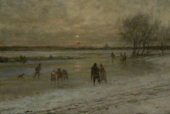 Winter scene in Holland by George Henry Boughton
