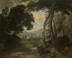 Wooded Landscape by Lucas Achtschellinck