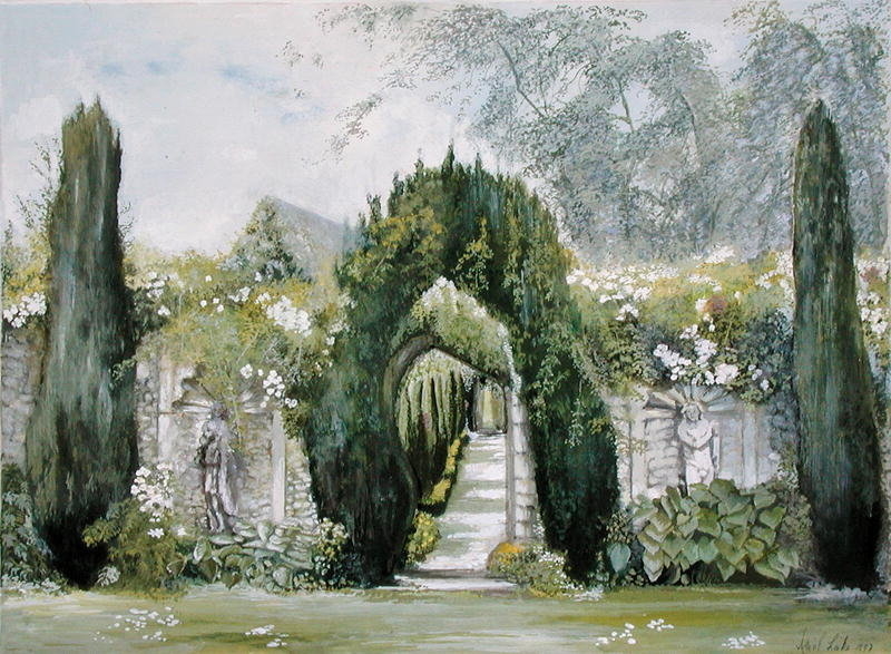 Yew Arches, Garsington Manor