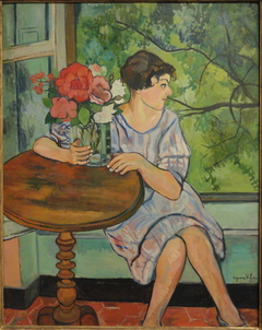 Young Girl in Front of a Window by Suzanne Valadon