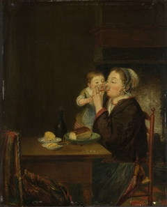 A Mother and her Child by Louis Bernard Coclers