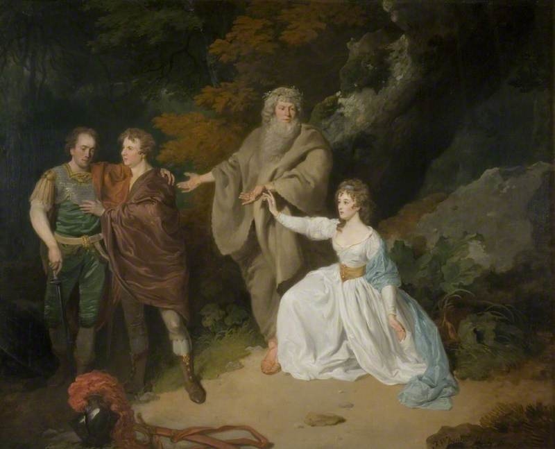 A Scene From Shakespeare's The Tempest