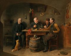 A Tavern Scene by Friedrich Ritter von Friedländer-Malheim