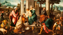 Adoration of the Magi by Bonifazio Veronese