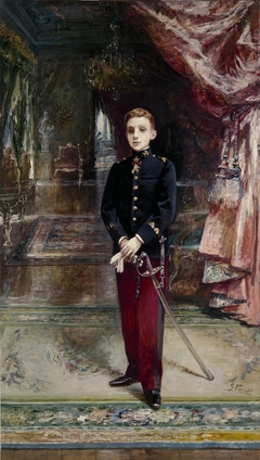 Alfonso XIII cadete by Ignacio Pinazo Camarlench