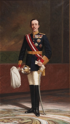 Alfonso XIII con uniforme de capitán general by Nicolás Aquino