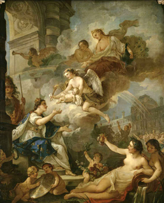Allegory of the Birth of Marie-Zéphyrine of France, daughter of Louis of France