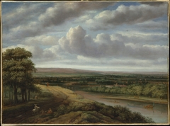 An Extensive Wooded Landscape by Philip de Koninck