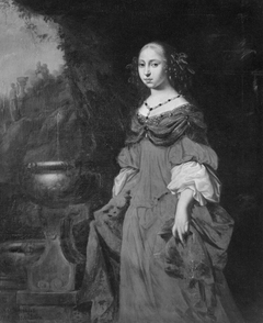 Anna Dorotea, 1640-1713, prinsessa av Holstein-Gottorp, abbedissa i Quedlingburg by David Klöcker Ehrenstrahl