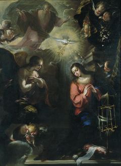 Annunciation by Francisco de Solís