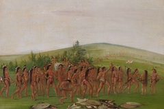 Archery of the Mandan by George Catlin