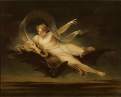 Ariel on a Bat's Back by Henry Singleton
