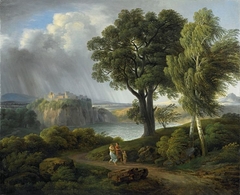 Arkadische Landschaft by Johann Nepomuk Schödlberger