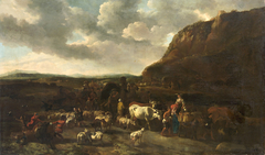 Auszug Jakobs nach Kanaan by Jan van Ossenbeeck
