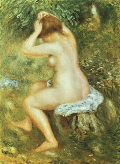 Bather is styling by Auguste Renoir