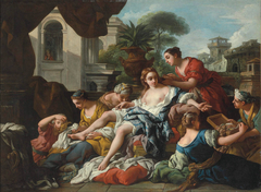 Bathsheba at her Bath by Jean François de Troy