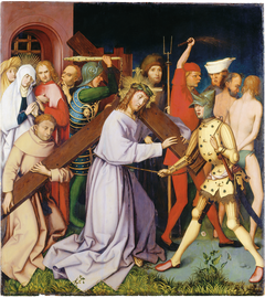 Bearing of the Cross, (Entombment Destroyed) by Hans Holbein the Elder