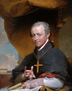Bishop Jean-Louis Anne Magdelaine Lefebvre de Cheverus by Gilbert Stuart