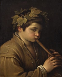 Boy with a Flute by Francesco Bassano the Younger