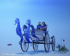 CALECHE POUR BEA ET PHILIPPE - Carriage for Bea and Philippe - by Pascal by Pascal Lecocq