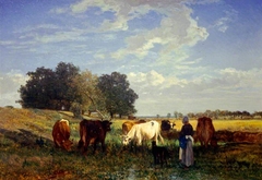 Cattle Grazing in Touraine