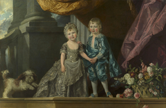 Charlotte, Princess Royal and Prince William, later Duke of Clarence by Johann Zoffany