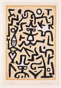 Comedians' Handbill by Paul Klee
