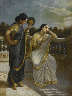 Damayanti (Untitled) by Raja Ravi Varma